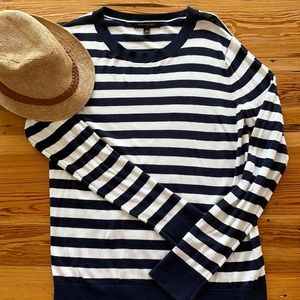 Banana Republic striped navy sweater